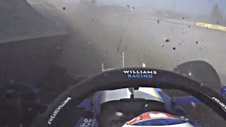 Nicholas Latifi high speed crash | Qualifying 2021 Dutch GP