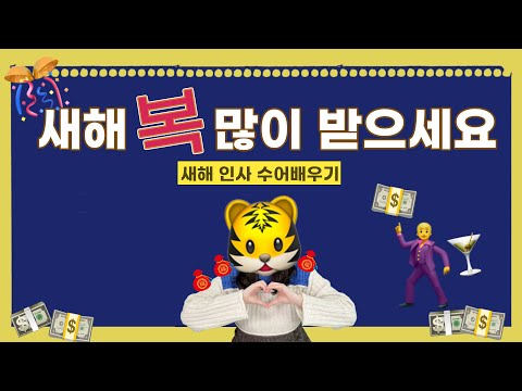 「새해」의 한국수어 표현