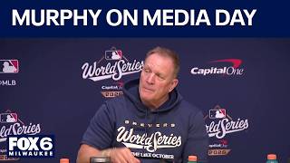 World Series: Brewers Manager Pat Murphy speaks to media | FOX6 News Milwaukee