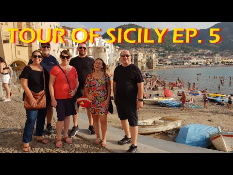The visit of Cefalù during our first private tour of Sicily after pandemic