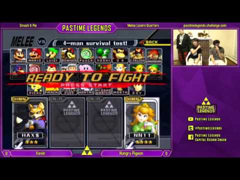 Smash & Pie Melee: Kevin (Fox) vs Hungry Pigeon (Peach)