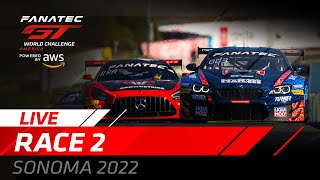LIVE | Race 2 | Sonoma | Fanatec GT World Challenge Powered by AWS 2022 MQDEFAULT Thumbnail