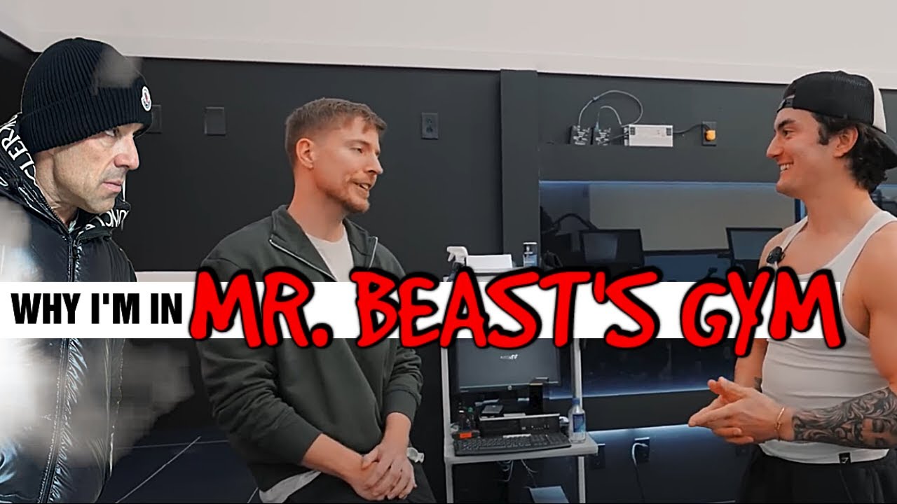Working Out In Mr. Beasts Gym With Jesse James West