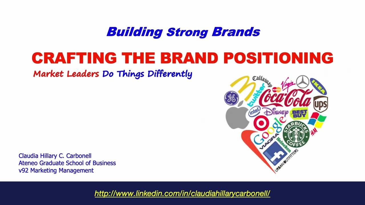Ch 10 Crafting the Brand Positioning v92 A42 COSLA by Claudia Carbonell