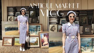 VLOG: Come Antique Shopping With Me!  + 1920s-1940s Haul! | Carolina Pinglo