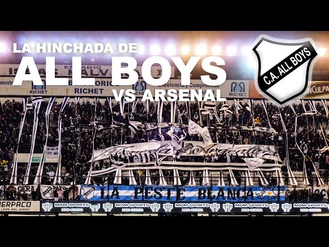 "La Peste Blanca | La hinchada de All Boys contra Arsenal | 13.05.2024" Barra: La Peste Blanca • Club: All Boys • País: Argentina
