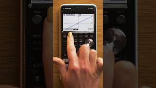 [Casio fx-CG50 tutorials]  Graphing A Function #shorts