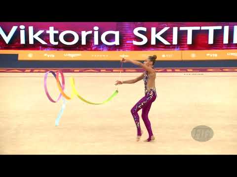 SKITTIDI Viktoria (CYP) - 2019 Rhythmic Worlds, Baku (AZE) - Qualifications Ribbon