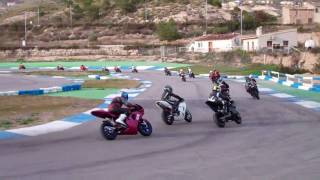 preview picture of video 'Honda NSF100 training: Spanish Trip 2011 (7)'