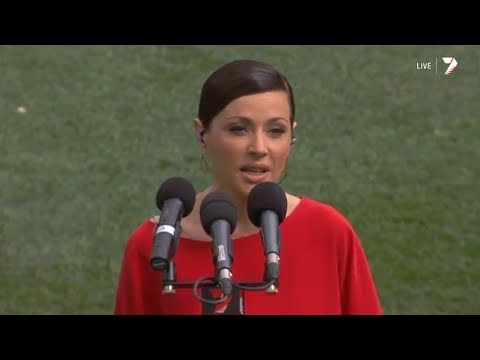 Tina Arena - National Anthem (Live at the AFL Grand Final 2013)