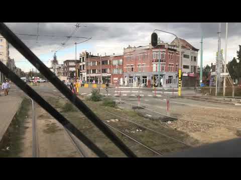 Tram Ride in Antwerp / Tramlijn 3 / Theunisbrug/ De Lijn