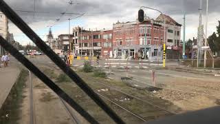 Tram Ride in Antwerp / Tramlijn 3 / Theunisbrug/ De Lijn