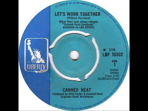 UK New Entry 1970 (14) Canned Heat - Let's Work Together