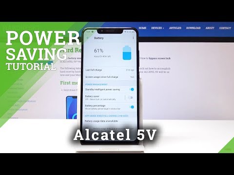 How to Use Power Saving Mode in Alcatel 5V - Low Power Solution