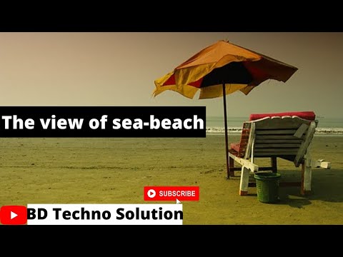 The view of sea-beach || BD techno solution || Vlog video