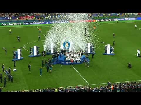 26/05/18 - Real Madrid CF 3-1 Liverpool FC - Trophy lift (1080p HD)