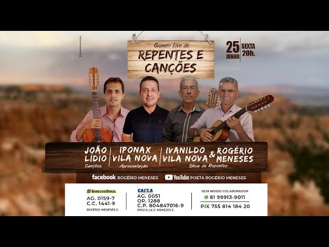 GRANDE LIVE DE REPENTES E CANÇÕES | 25/06/2021