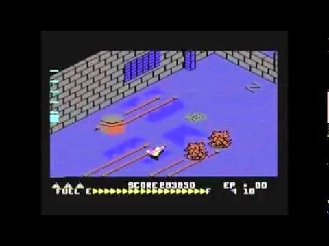 Zaxxon long gameplay Commodore 64 C64