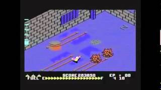 Zaxxon long gameplay Commodore 64 C64