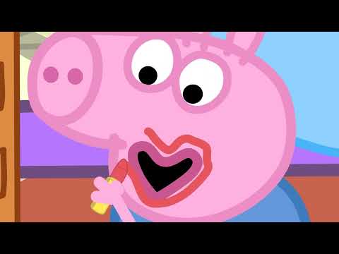 Lipstick - Peppa Funny Animation