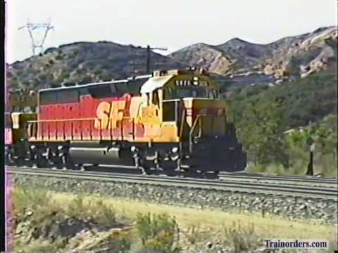 Classic Railroad Series 342 - Santa Fe 5828 East on Cajon Pass September 30, 198i