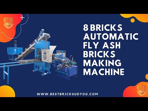 8 Cavity Automatic Fly Ash Bricks Making Machine