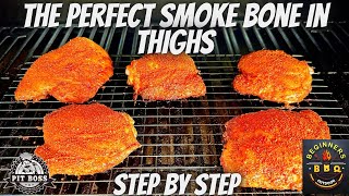 easy smoke chicken thighs on pit boss pro series pellet grill