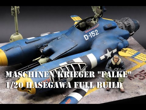 Maschinen Krieger "Falke" D-Day 1/20 Hasegawa Full Build.
