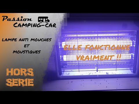 hors série : une lampe tue mouche, moustiques et autres insectes volant vraiment éfficace
