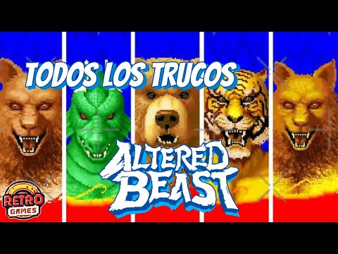 TODOS los TRUCOS y SECRETOS de Altered Beast ⚔️ ¡Activa los CÓDIGOS ocultos!  #RetroGames #Trucos