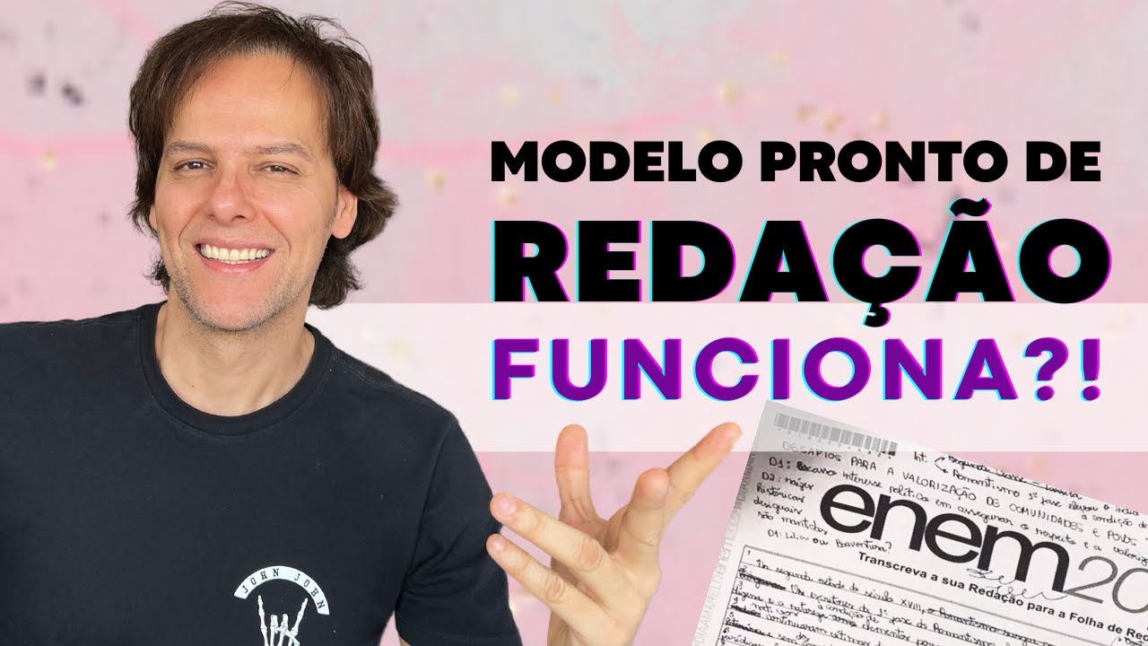 MODELO PRONTO DE REDAÇÃO FUNCIONA?!