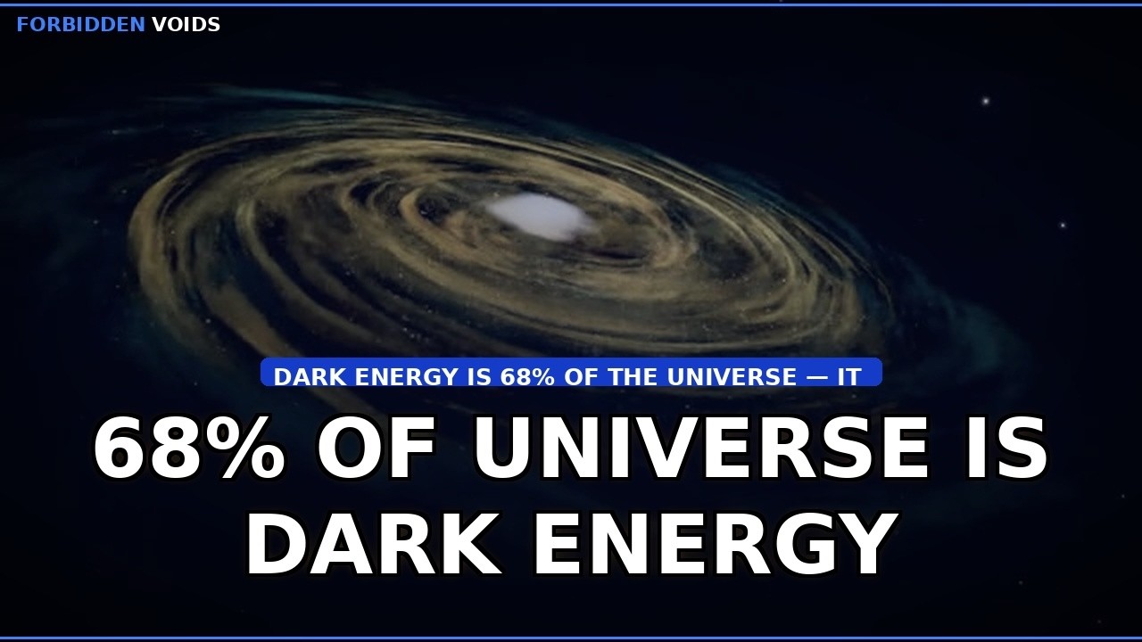 68% of Universe is Dark Energy