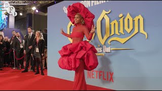 Daniel Craig and Janelle Monáe hit the Glass Onion: A Knives Out Mystery red carpet | BFI LFF 2022