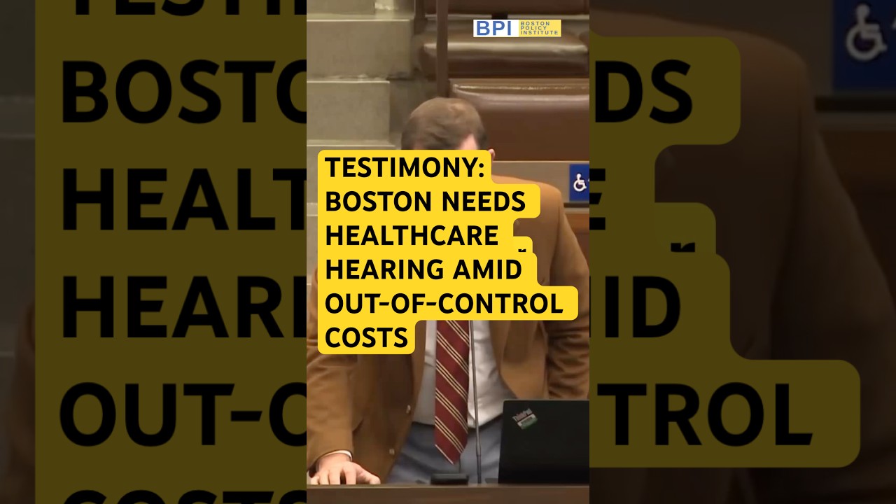 Boston needs stand alone healthcare hearing amid out-of-control spending