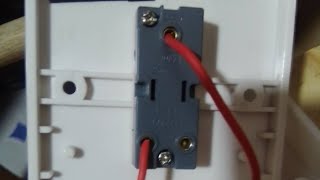 1 gang one way switch wiring