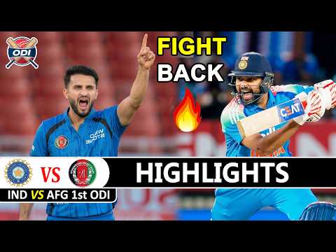 India vs Afghanistan Highlights 1st Odi Match 2026 | Ind Vs Afg Highlights
