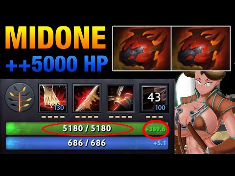 ++5000 HP 2 Heart of Tarrasque Centaur - MidOne Dota 2