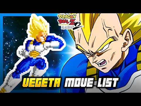 VEGETA MOVE LIST - Dragon Ball Z Super Butouden 2 (DBZSB2)