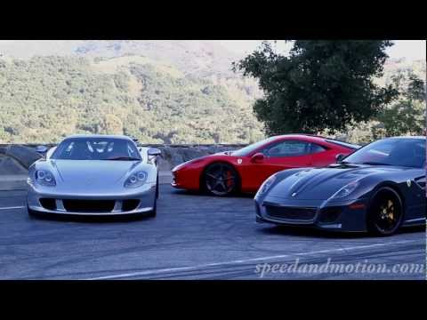 Porsche Carrera GT - Ferrari 599 GTO - Ferrari 458 Italia