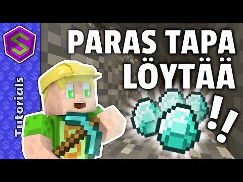 Miten löytää timanttia! | Minecraft Tutoriaali