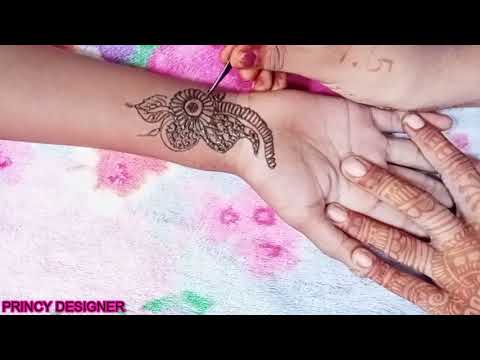 New easy front hand mehandi design || Princy Designer|| By Princy Gangwar