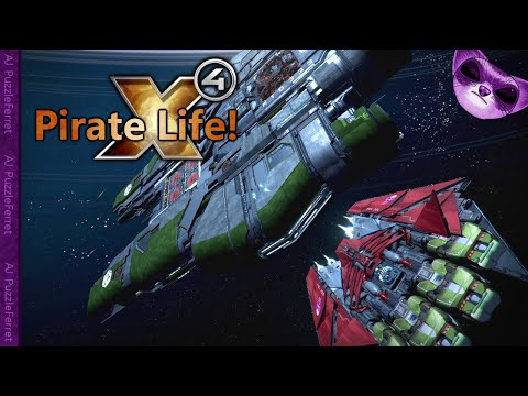 X4 Pirate Life Ep18 - Busy Stealing Ships!