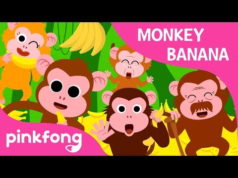 Monkey Banana-Baby Monkey | Animal Songs | PINKFONG Songs for Children