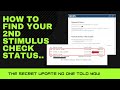 Stimulus Check Update for Status Not Available Stimulus Check Update for Status Not Available