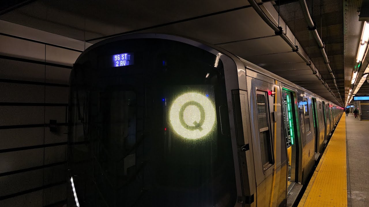 NYC Subway Late Night: R211 (A) Full Train Ride from Far Rockaway - 96 St - 2 Ave