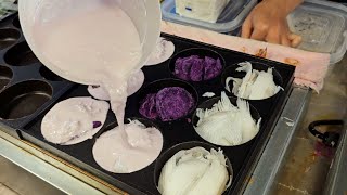 🇱🇦Mini Pancakes at Night Market Vientiane - Laos Street Food