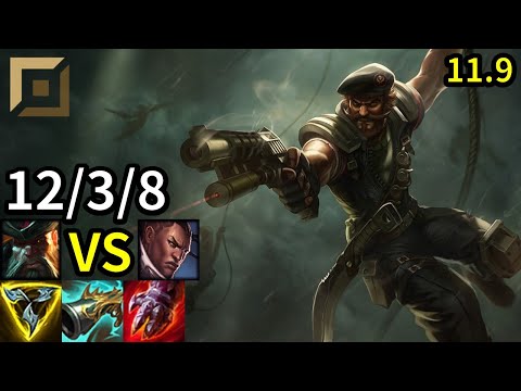 Gangplank Top vs Lucian - KR Master | Patch 11.9