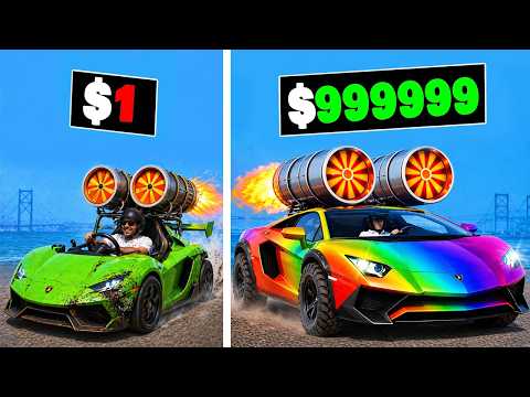 $1 to $1,000,000,000 Rocket Lamborghini in GTA 5!
