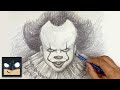 How To Draw Pennywise Beginner Sketch Tutorial Step By Step
