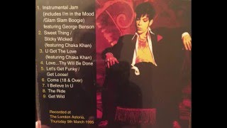 4AJ JAM Prince Feat George Benson Live @ London Astoria 1995 - Rare !!